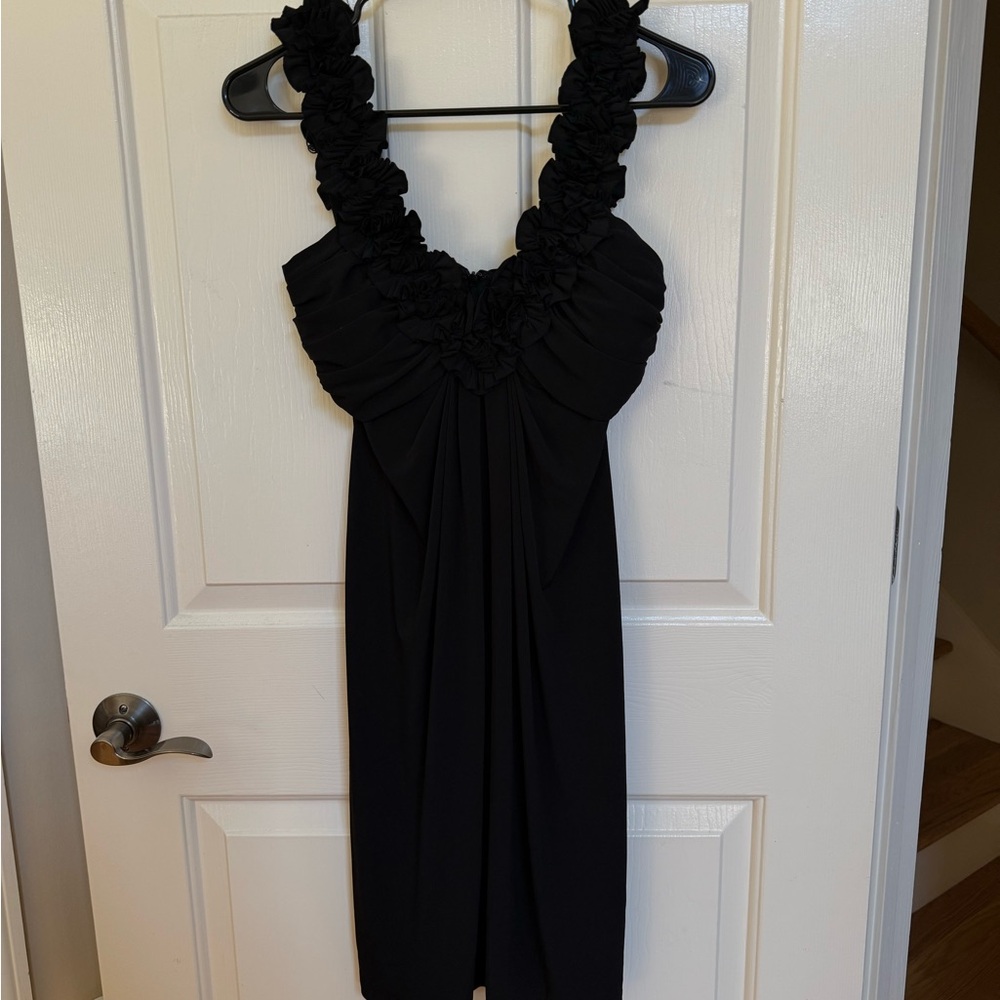Maggy London Black Backless Dress size 6